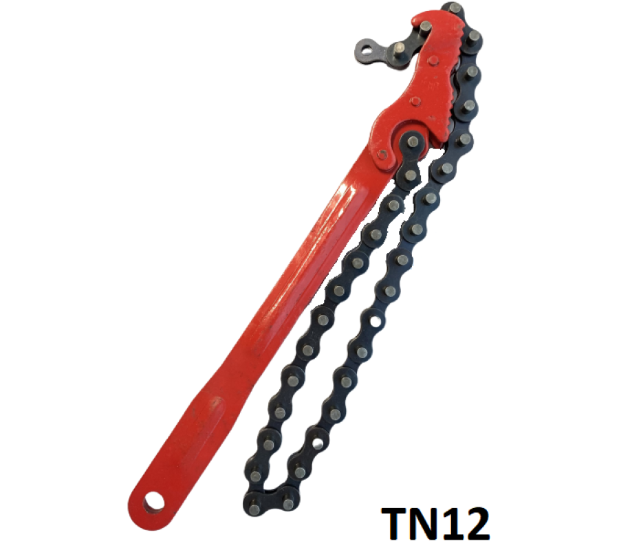 Tepalo filtro raktas su grandine - Dydis 12"(TN12)