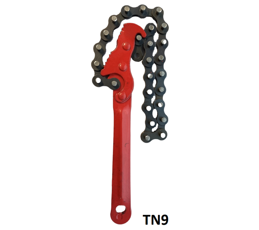 Tepalo filtro raktas su grandine - Dydis 9"(TN9)