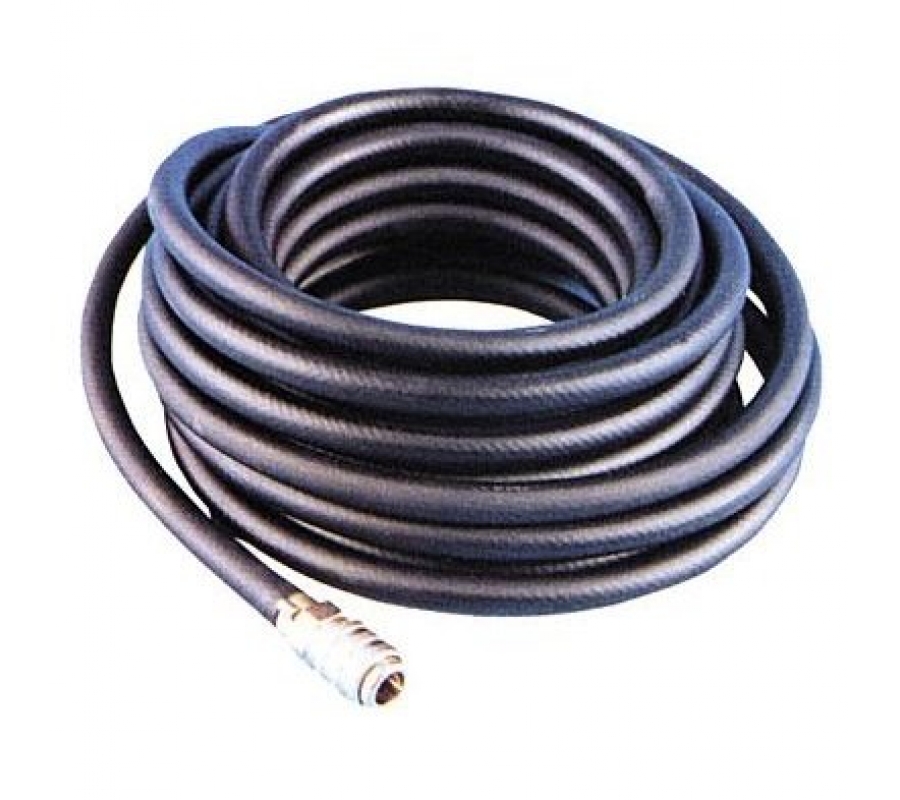 Rubber air hose with quick couplers - Ø9.5 x 17mm,   10m(AB0910)
